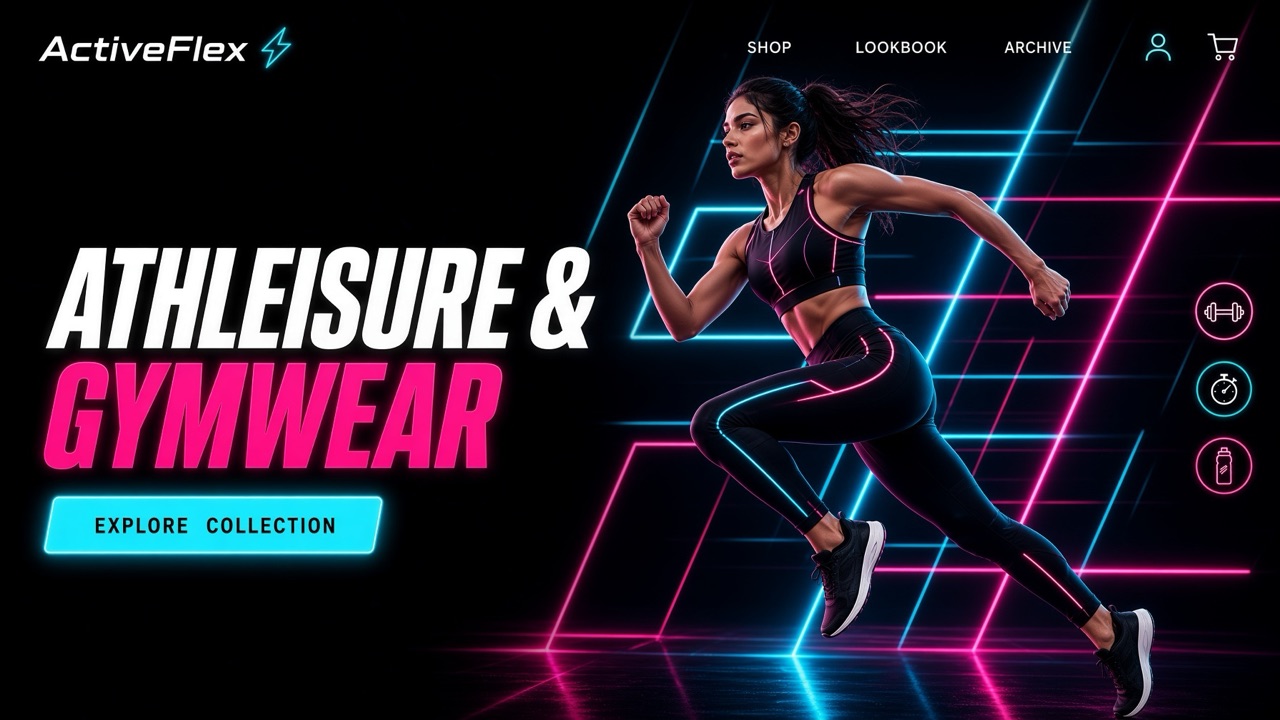 ActiveFlex storefront theme desktop preview