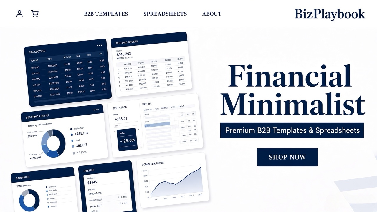 BizPlaybook storefront theme desktop preview