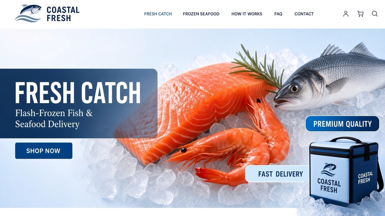 Coastal Fresh storefront theme desktop preview