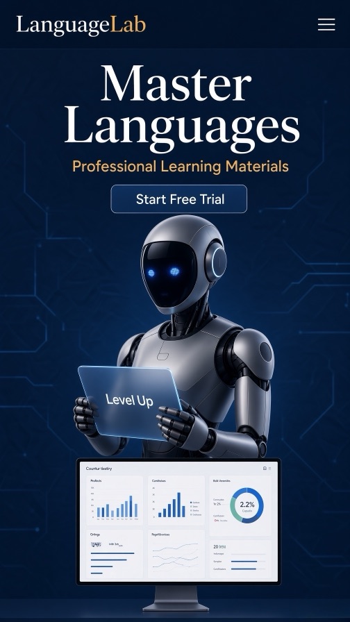 LanguageLab storefront theme mobile preview