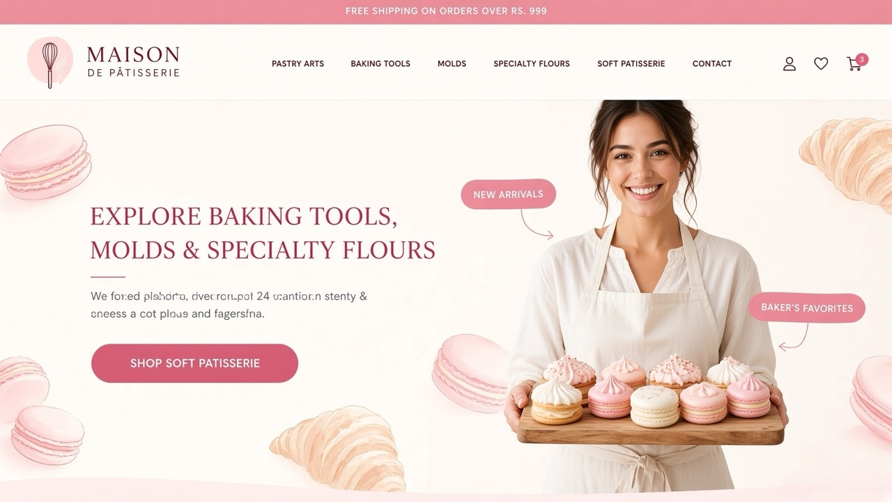 Maison storefront theme desktop preview