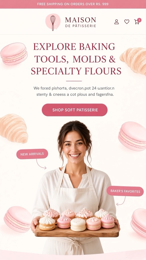 Maison storefront theme mobile preview