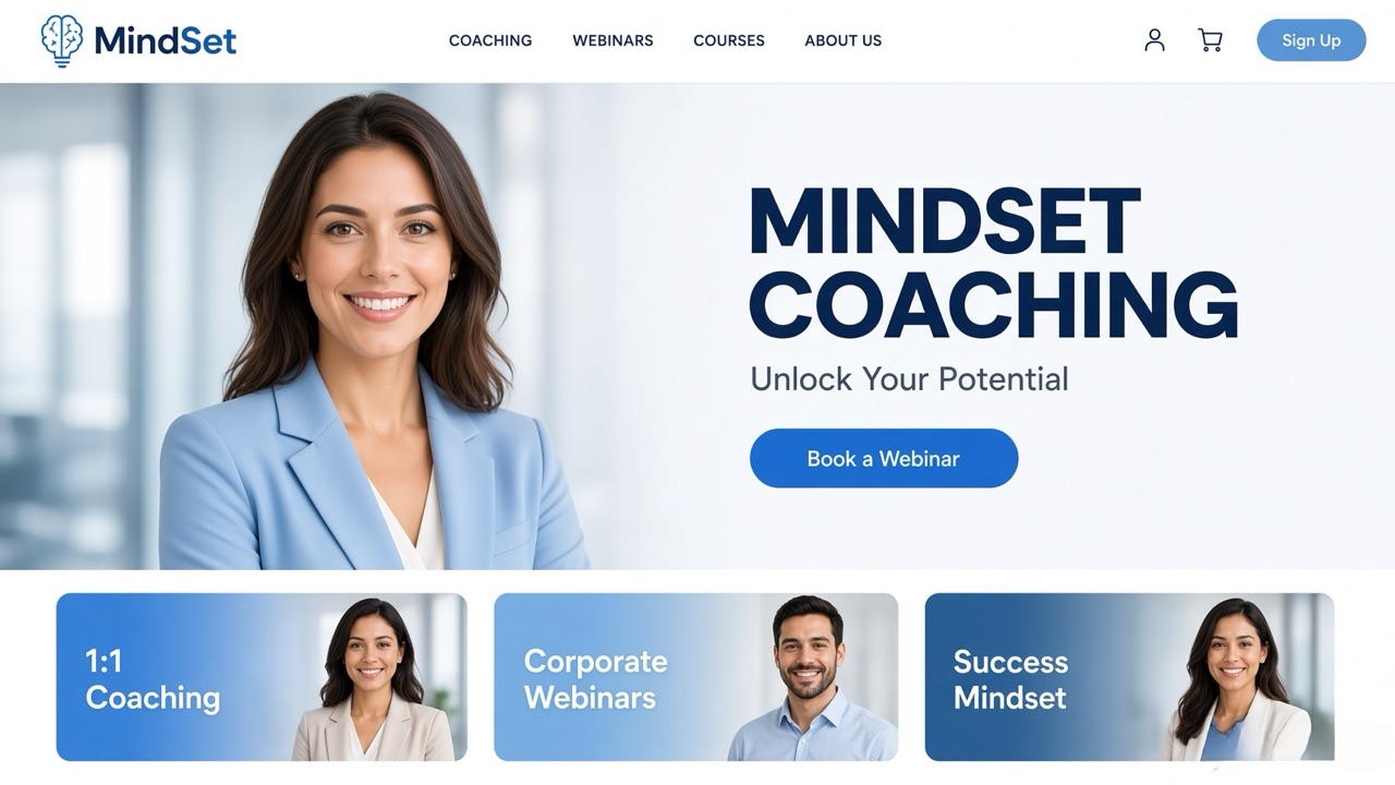 MindSet storefront theme desktop preview