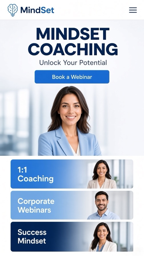 MindSet storefront theme mobile preview