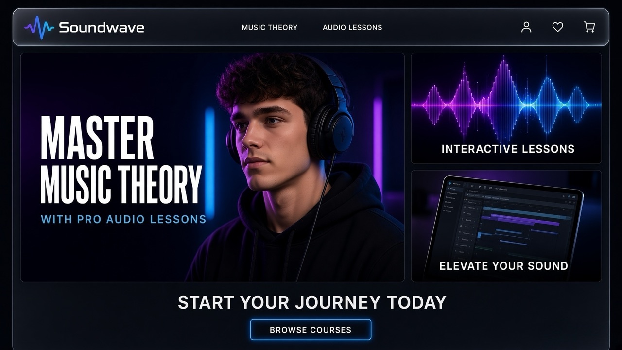 Soundwave storefront theme desktop preview