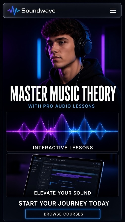 Soundwave storefront theme mobile preview