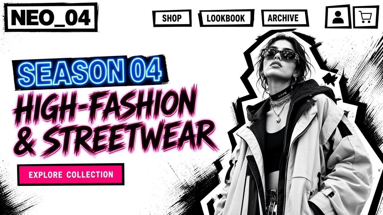 Streetwear storefront theme desktop preview