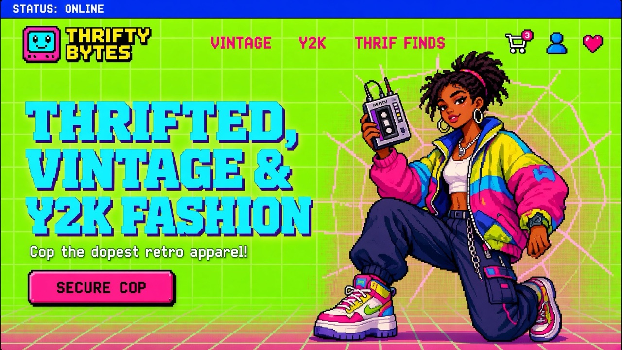Thrifted storefront theme desktop preview